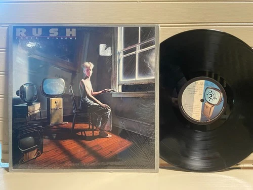 RUSH -"POWER WINDOWS" In Shrink Vinyl Lp 1985 Ex+/N/M