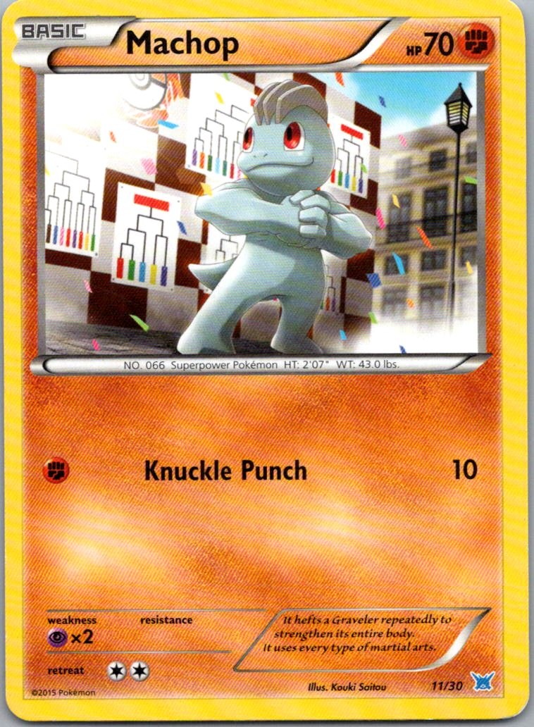 Pokemon TCG Machop 11/30 XY trainer Kit Latios MP