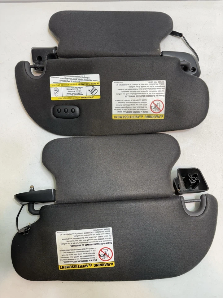 2007-2014 FORD EXPEDITION NAVIGATOR DRIVER PASSENGER LIGHTED SUN VISORS SET PAIR Foto 4 de 4