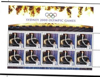 A fantastic mint Australian 2000 Olympics group of issues