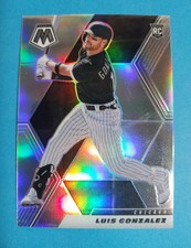 2021 Panini Mosaic Luis Gonzalez Silver Prizm RC # Chcago White Sox