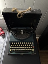 Remington Portable Typewriter 1930s Green thumbnail