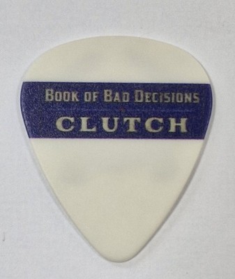 Clutch Guitar Pick from Neil Fallon Stage-used 12/20/2019 Rock City, UK