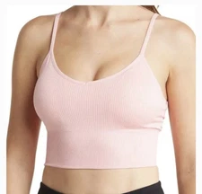 Zella Ribbed Seamless Longline Bralette