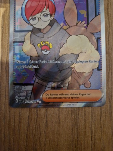 Pokémon Cosima Full Art Karmesin&Purpur SVI 239/198 Near Mint Deutsch - Bild 3 von 4
