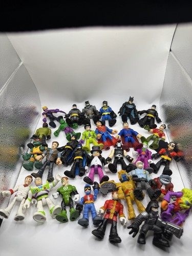 Fisher Price Imaginext  Lot Of 30 Batman, DC & Random