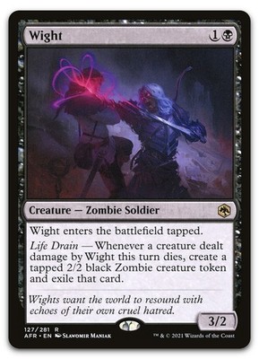 Wight #127 (NM) Forgotten Realms AFR Magic MTG