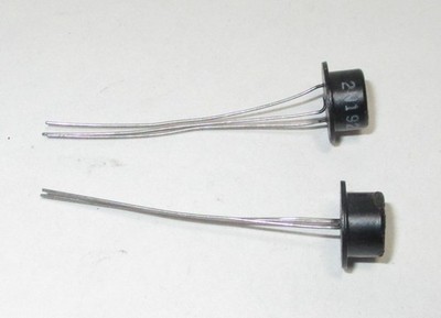GE 2N192 PNP Germanium Top Hat Audio Amplifier Transistors NOS Tested 2 Pcs.