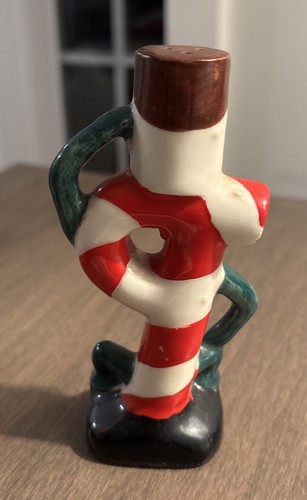 De Colección Japón Antropomórfico Navidad Bastón de Caramelo Gente Guiño Pimienta Coctelera Sin Corcho - Imagen 2 de 5