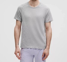 NEW lululemon Metal Vent Tech Short-Sleeve Shirt Slate/White. Size XXL.