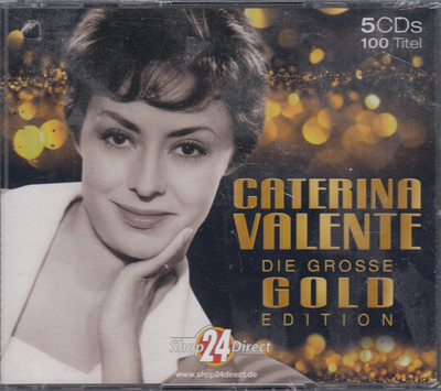 CATERINA VALENTE - DIE GROSSE GOLD EDITION ! 5-CD Box NEU OVP Shop24Direct