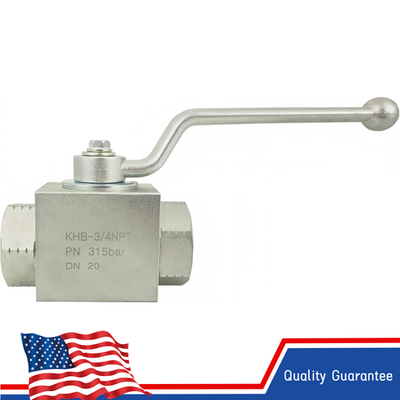 #ad Hydraulic Ball Valve KHB 3 4quot; NPT 4568 PSI High Pressure Shut Off 2 Way $32.99