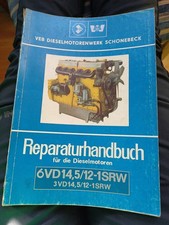 REPARATURHANDBUCH FÜR DEN DIESELMOTOR 6 VD 14,5/12-1 SRW 1972 IFA NORDHAUSEN ddr