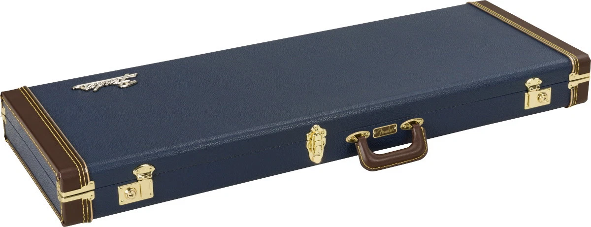 Fender Classic Series Wood Case Strat / Tele - Navy Blue