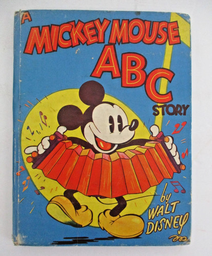 A MICKEY MOUSE ABC STORY by Walt Disney, 1936 (See Condition Description)