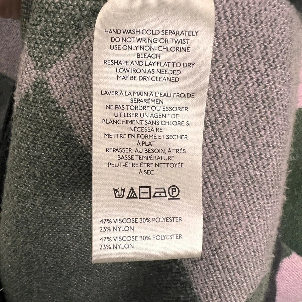 Свитер женский Free People We The Free Manny Cardi с бриллиантовым принтом M розовый зеленый - Изображение 4 из 4