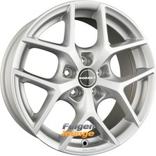 4x BORBET Y Crystal Silver 6,5x16 ET43 5x112 Alufelgen 16 Zoll