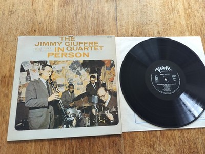 The Jimmy Giuffre Quartet in Person French Verve 2304 492 Cool Jazz LP