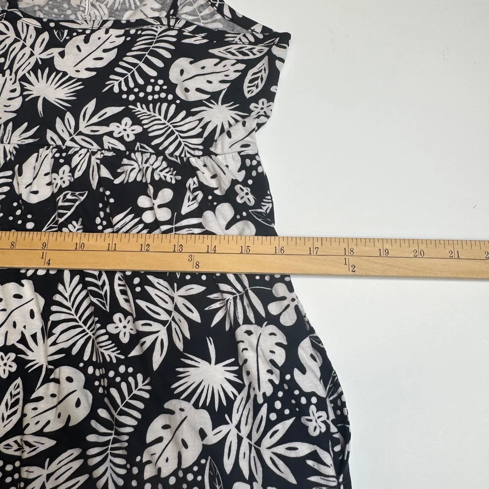 Vestido Old Navy Niñas TALLA XL 14/16 Correa Espagueti Blanco y Negro Foto 4 de 4