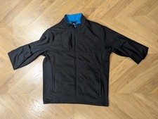 Footjoy Hybrid Golfjacke schwarz durchgehender Rei&szlig;verschluss Gr&ouml;&szlig;e M FJ sehr guter Zustand