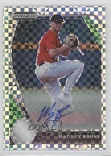 2021 Panini Prizm Draft Picks Power Plaid 13/17 Maddux Bruns #PDP29 Auto uk2
