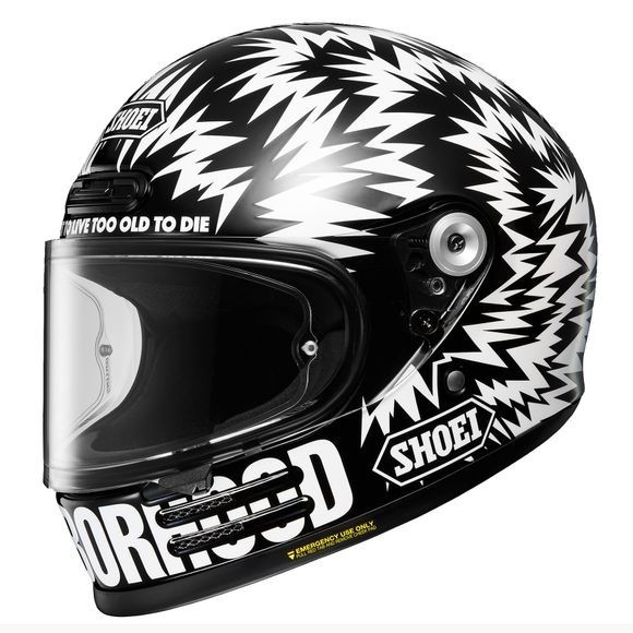 Casque intégral Shoei Glamster 06 Neighborhood Death Spray Custom noir vintage taille M