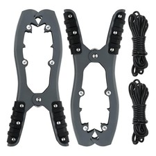 2PCS Kayak Brush Gripper with 16ft Paracord, Stainless Steel Anchor Grip, Kay...
