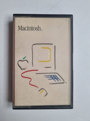 Apple Macintosh 128K Cassette Tape 1984 - MacWrite MacPaint Guided Tour Vintage
