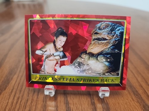 PRINCESS LEIA STRIKES BACK 2023 Topps RED Sapphire Return Of The Jedi #45 - Picture 1 of 2