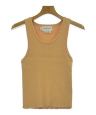 XANDER ZHOU Tank Tops Beige 46(Approx. M) 2200599710016