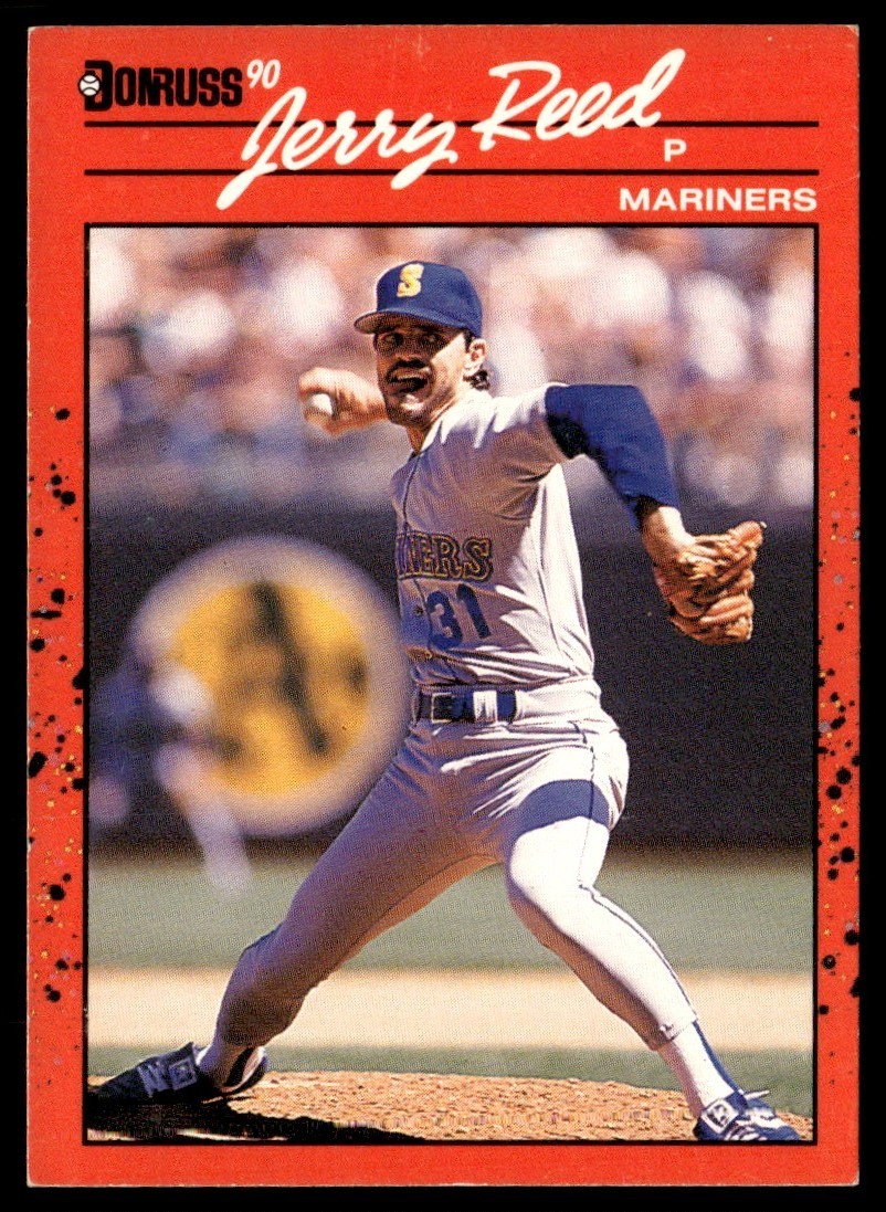 1990 Donruss Jerry Reed Seattle Mariners #614