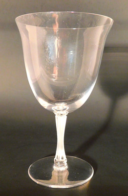 Lalique Crystal Barsac Water Goblet Glass 6 5/8''  MINT