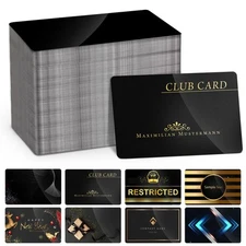 300 Pack Metal Business Cards Blanks Anodized Aluminum Blanks Name Card Laser...