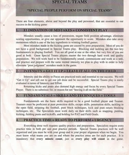 Pittsburgh Steelers NFL Football Willie Colon 2007 Special Teams 111 Pg Playbook