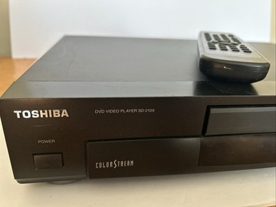 Toshiba SD-2109C DVD Player With Remote UNTESTED 1999 No AC CORD