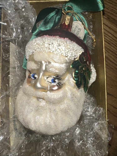 Waterford Holiday Heirloom Santa Ornament Grenville Ball - Picture 2 of 5