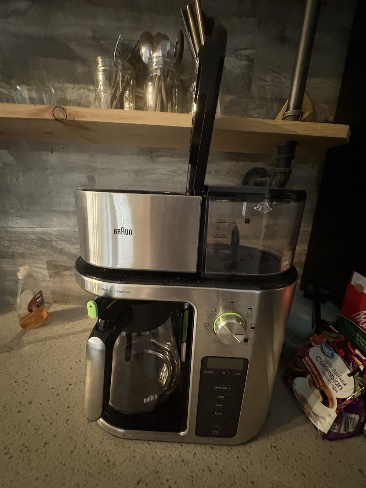 Braun MultiServe 10-Cup Coffee Maker with 7 Brew Options in Stainless Steel-image