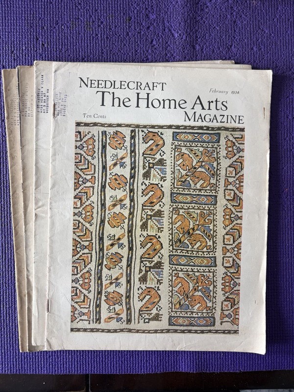 Vintage Lot of (4) Needlecraft For 1934