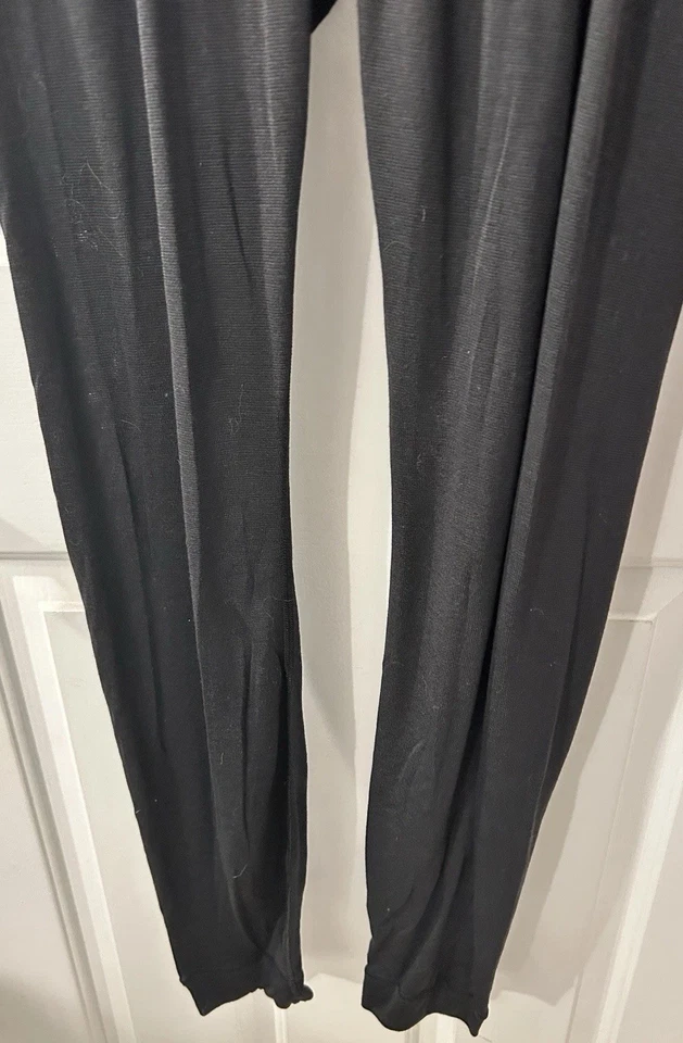 Calça Patagonia Base Layer Feminina Grande Preta Poliéster Elástico Excelente Estado Usado! - Imagem 4 de 4