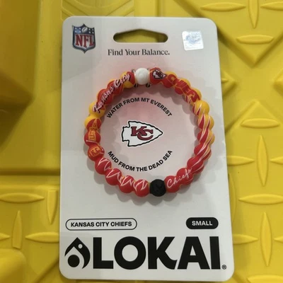 Small KANSAS CITY CHIEFS *LOKAI BRACELET WATER FROM MT. EVEREST - Image 1 of 4