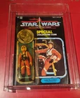 Star Wars Vintage Kenner Power of the Force Luke Skywalker X-Wing pilot - 1984