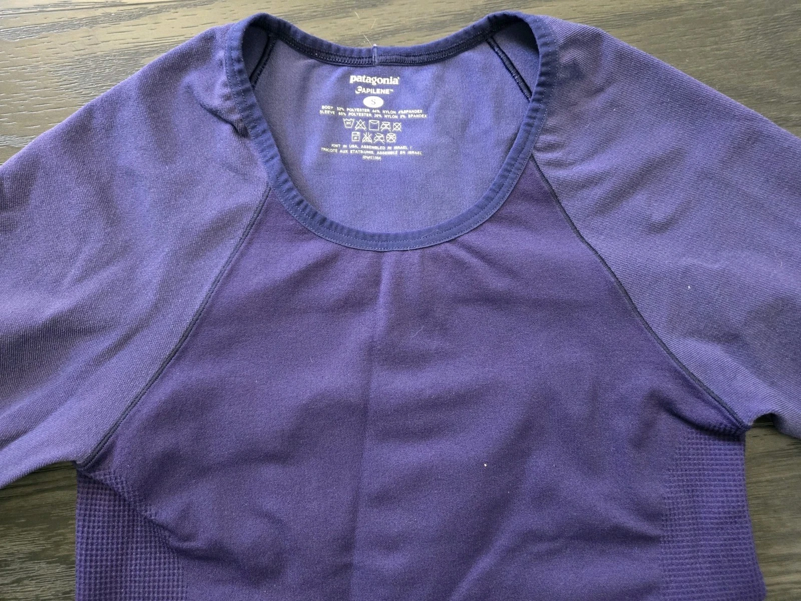 PATAGONIA WOMEN'S CAPILENE 4 Thermal Weight Base Layer Size Small Purple