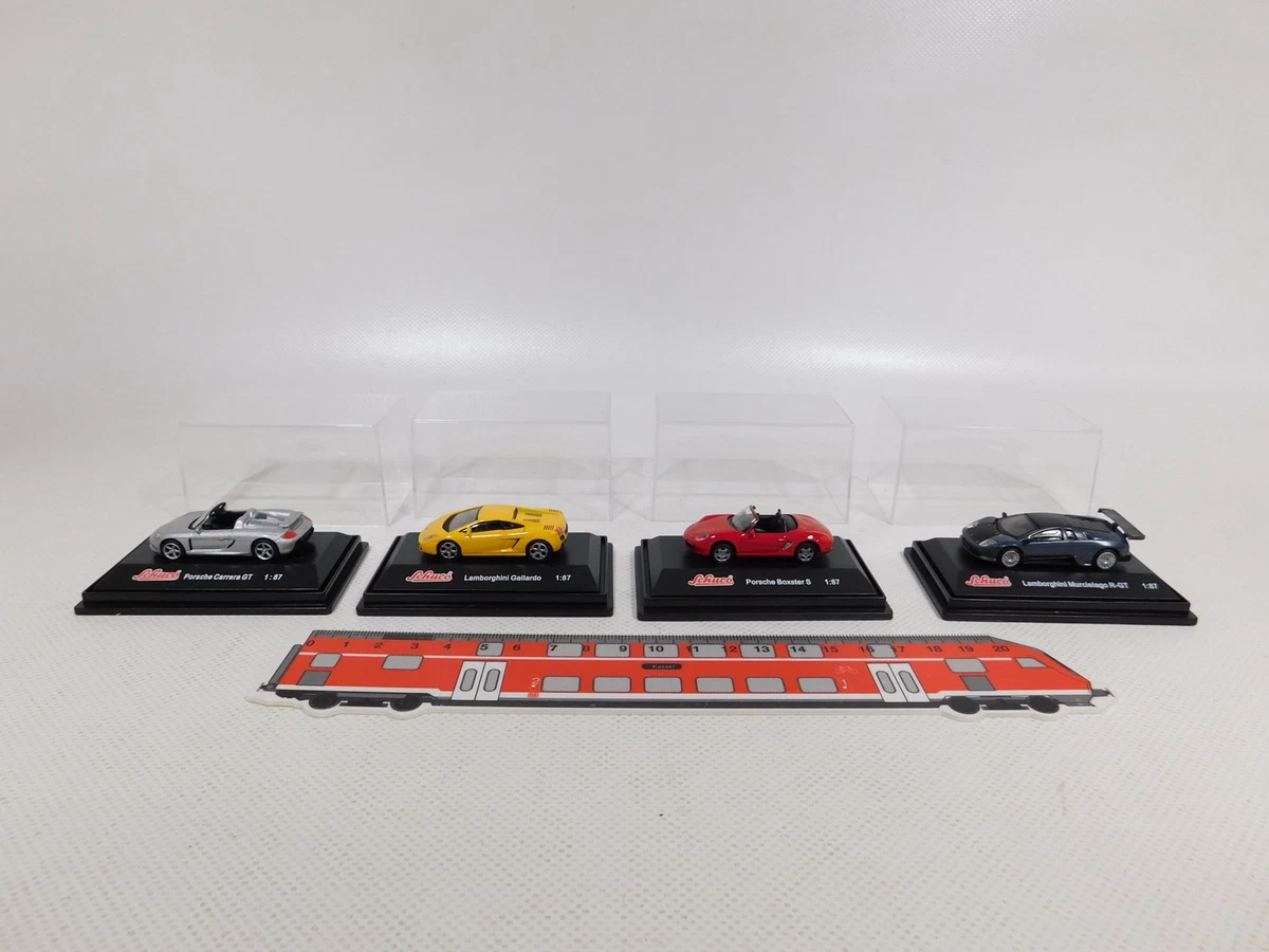 Lot De 4 Miniatures Porsche Schuco 1:43 - Gris, Excellent état (occasion)