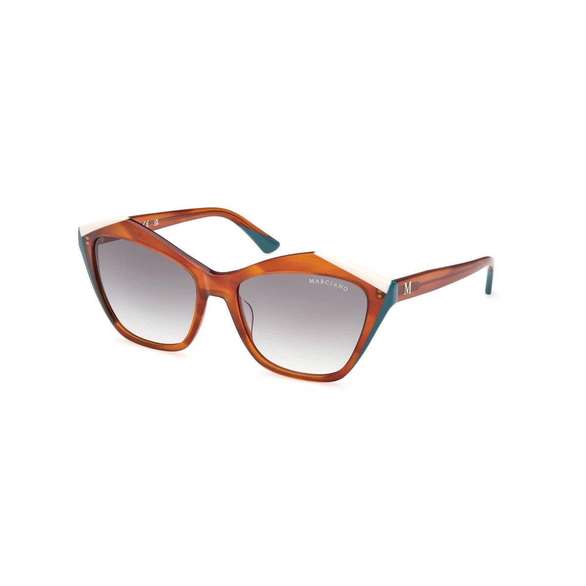 Marciano By Guess GM0832 56B Havana Cat Eye Plastic 