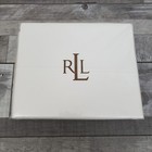 Ralph Lauren Lawton White King Flat Sheet 400Tc 112x102