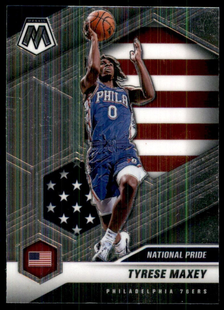 2020-21 Panini Mosaic Tyrese Maxey Philadelphia 76ers #259
