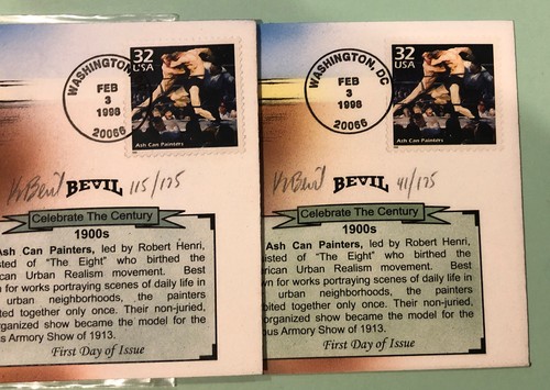 Bevil HP CTC 1900s The Ash Can Painters Urban Realism 1998 FDOI Sc 3182h - Picture 6 of 6
