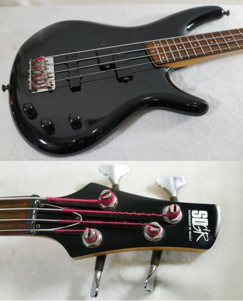 IBANEZ SR400 SDGR BK / Electric Bass Guitar / made in 1990s Japan 