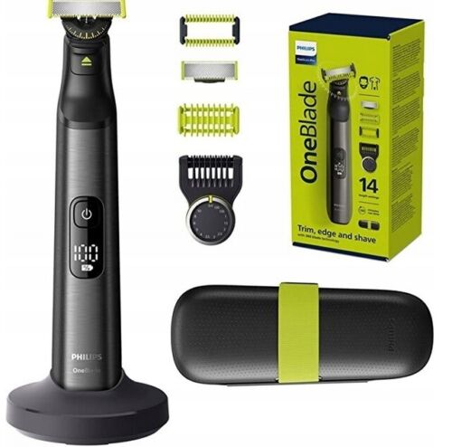 Philips One Blade Pro 360 Face Body QP6651 Tagliabordi tagliaerba 14 lunghezze - Foto 1 di 6