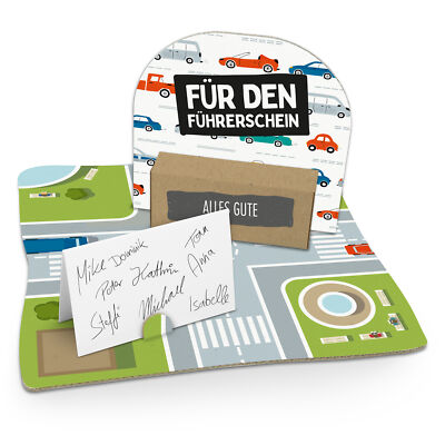 itenga Geldgeschenkverpackung Für den Führerschein Karte Auto Schachtel Geschenk